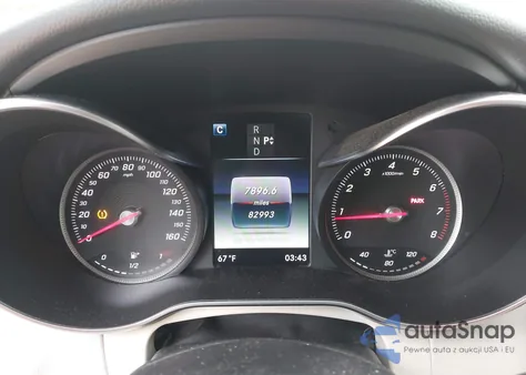 2017 Mercedes-Benz C 300 z USA, uszkodzony, nr VIN WDDWJ4JB8HF503269